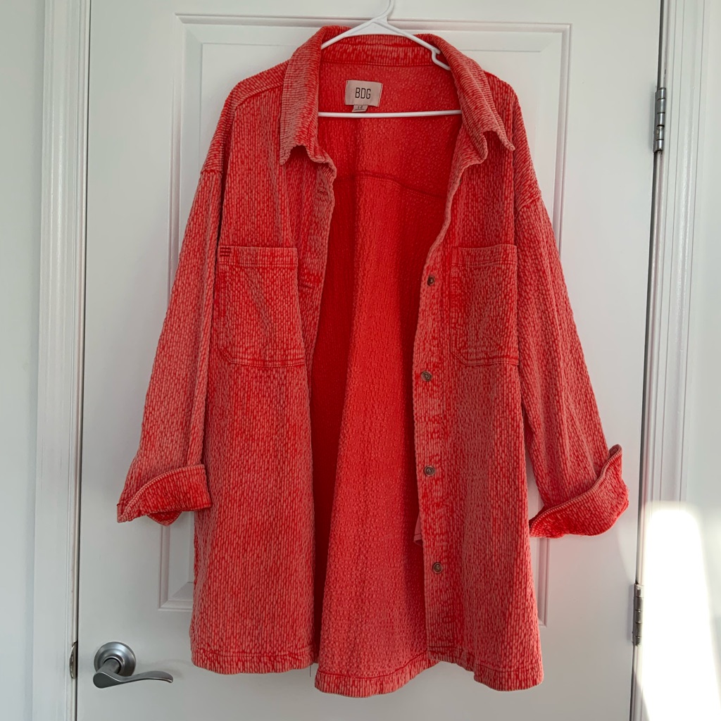 Oversized Button Down Top